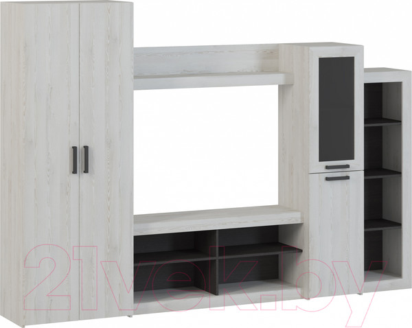 Изображение товара Стенка Genesis Мебель Oskar 4 (сосна белая Loft/венге)