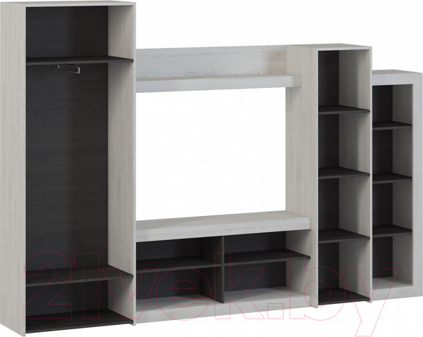 Изображение товара Стенка Genesis Мебель Oskar 4 (сосна белая Loft/венге)