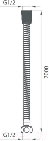 Изображение товара Душевой шланг Milardo 230P200M19