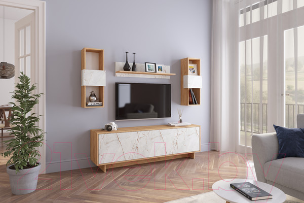 Изображение товара Горка Genesis Мебель Oskar Mini (дуб золотой/каспий светлый)