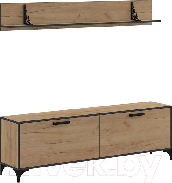 Изображение товара Тумба Genesis Мебель Oskar Loft ТВ (дуб золотой)