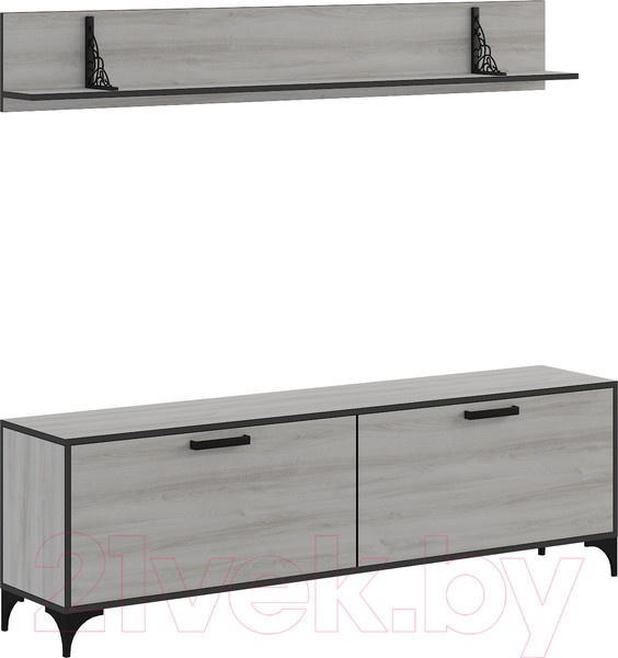 Изображение товара Тумба Genesis Мебель Oskar Loft ТВ (сосна белая)