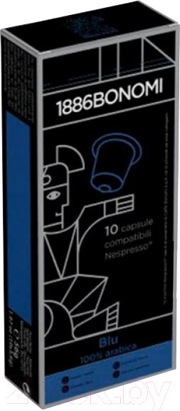 Изображение товара Кофе в капсулах Bonomi Nespresso Blu 100% арабика (10шт)