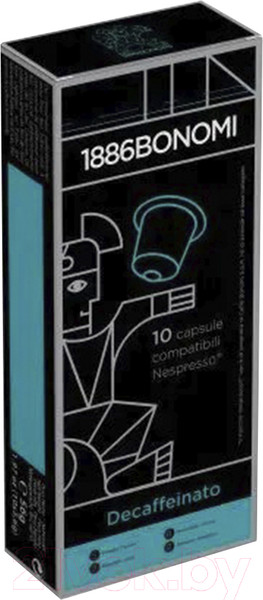 Изображение товара Кофе в капсулах Bonomi Nespresso Decaffeinato (10шт)