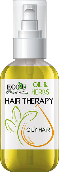 Изображение товара Масло для волос Ecou Травы+Масла Натуральная терапия для жирных волос (50мл)