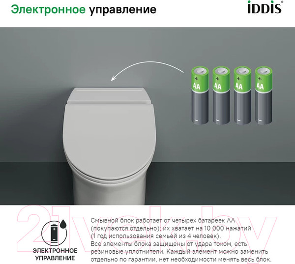 Изображение товара Унитаз напольный IDDIS Pulse PULIDSEi26