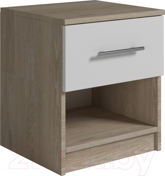 Изображение товара Прикроватная тумба Genesis Мебель Светлана (дуб сонома/белый)