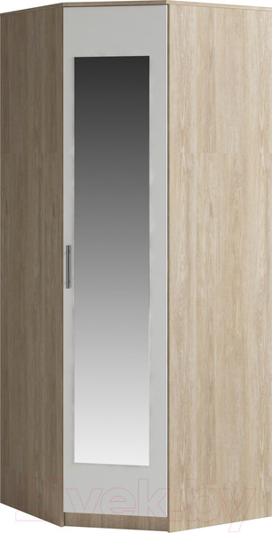 Изображение товара Шкаф Genesis Мебель Светлана с зеркалом (дуб сонома/белый)