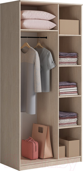 Изображение товара Шкаф Genesis Мебель Светлана 2 двери (дуб сонома)