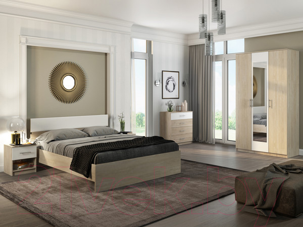 Изображение товара Шкаф Genesis Мебель Светлана 2 двери (дуб сонома)