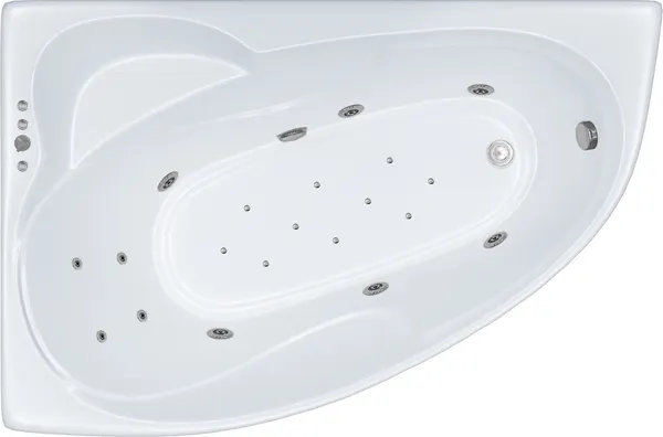 Изображение товара Ванна акриловая Triton Изабель 170x100 R Комфорт Flat (с гидромассажем)