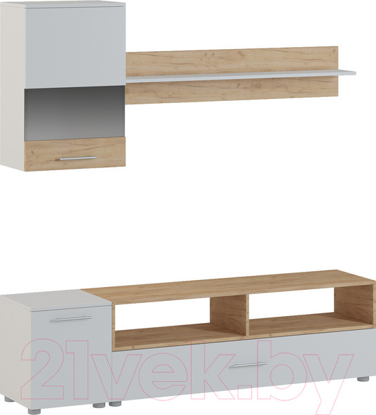 Изображение товара Горка Genesis Мебель Oskar 2 (белый/дуб золотой)