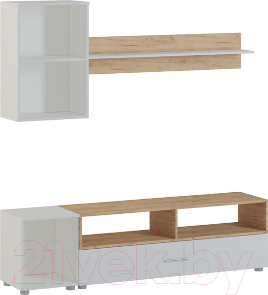 Изображение товара Горка Genesis Мебель Oskar 2 (белый/дуб золотой)