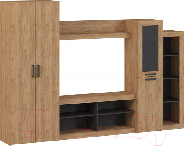 Изображение товара Стенка Genesis Мебель Oskar 4 (дуб золотой/венге)