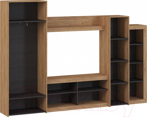 Изображение товара Стенка Genesis Мебель Oskar 4 (дуб золотой/венге)