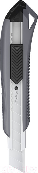 Изображение товара Нож канцелярский Berlingo Razzor 200 со сменными лезвиями / BM4130_2d (серый)