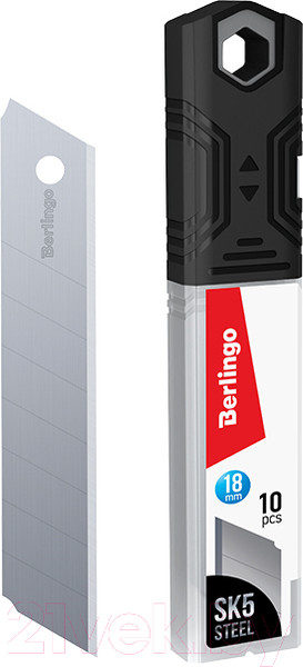 Изображение товара Нож канцелярский Berlingo Razzor 300 со сменными лезвиями / BM4132_2c (синий)