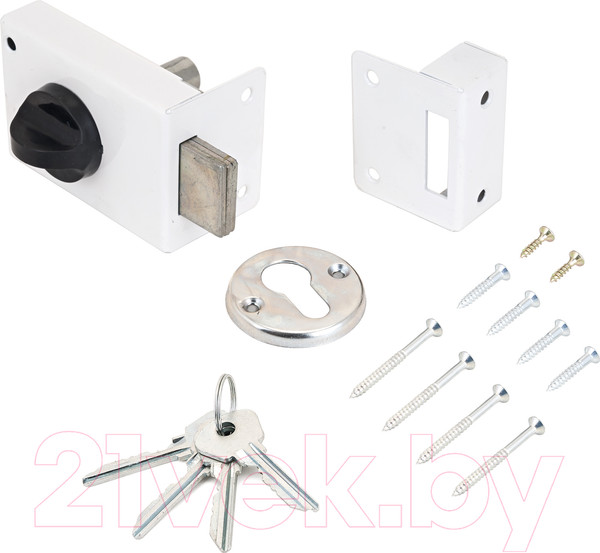 Изображение товара Замок накладной Омега ЗН-1 (белый)