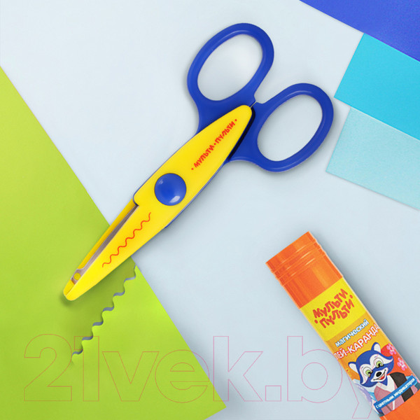 Изображение товара Ножницы канцелярские Мульти-пульти Приключения Енота. Фигурные / MS_11141