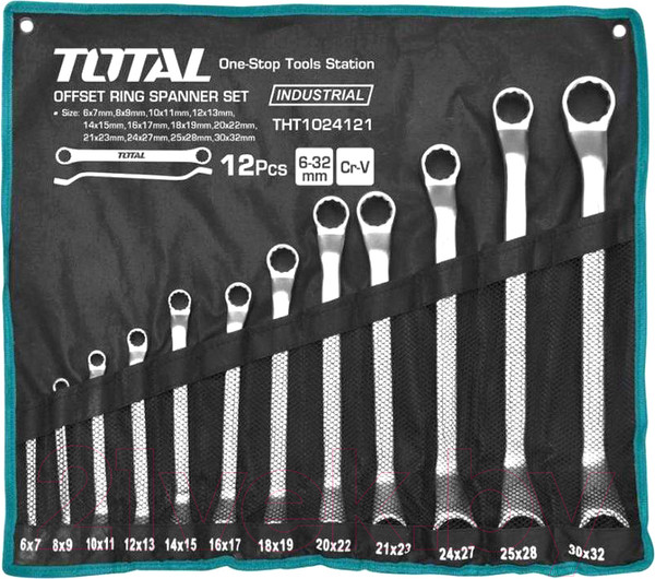 Изображение товара Набор ключей TOTAL THT1024121