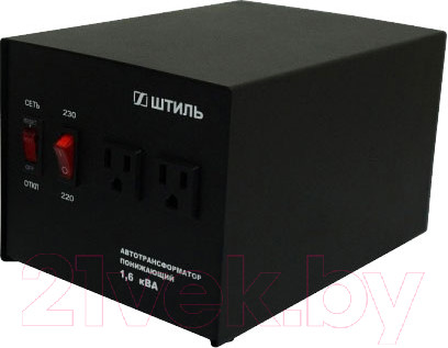Изображение товара Трансформатор понижающий Штиль АТ 230-220/120-1.6-50 (черный)