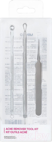 Изображение товара Набор инструментов для чистки лица Miniso 1536 (3шт)