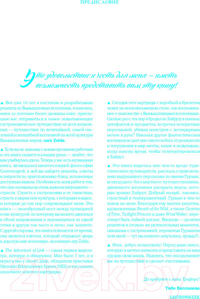 Изображение товара Книга Бомбора Zelda. Рецепты, вдохновленные легендарной сагой (Вилланова Т.)