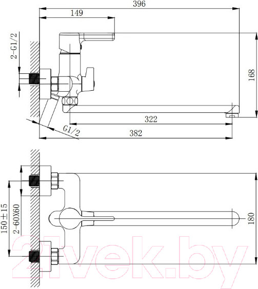 Изображение товара Смеситель Haiba HB22814