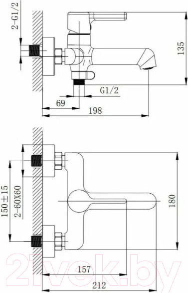 Изображение товара Смеситель Haiba HB60814