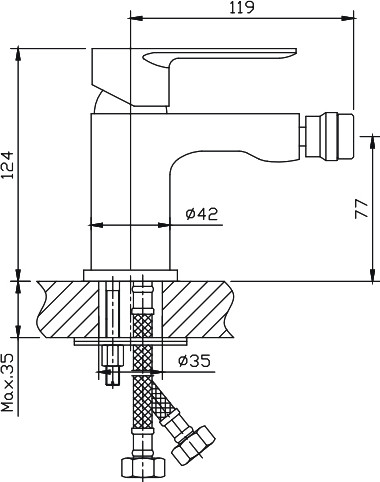 Изображение товара Смеситель Haiba HB50505-8