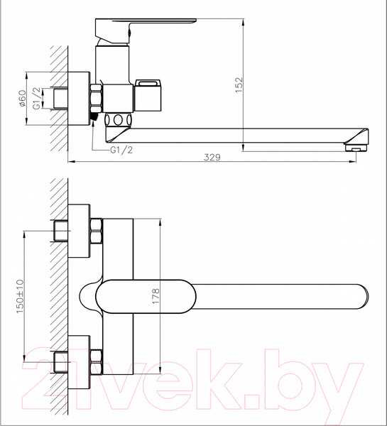 Изображение товара Смеситель Haiba HB22590