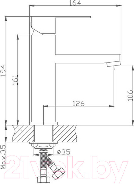 Изображение товара Смеситель Haiba HB10803-7