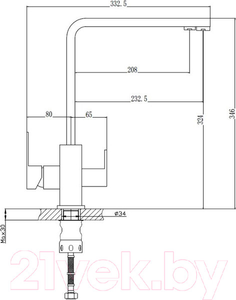 Изображение товара Смеситель Haiba HB76803-7