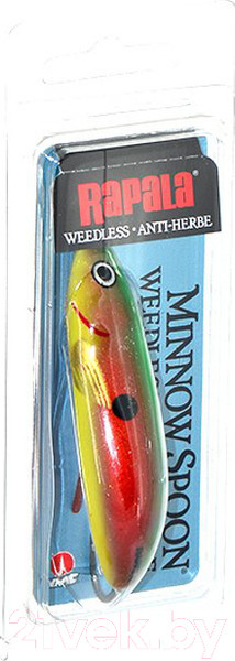 Изображение товара Блесна Rapala Minnow Spoon / RMS08HFCGR