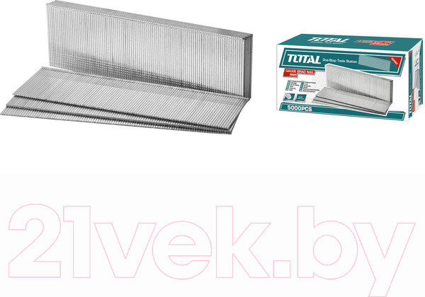 Изображение товара Гвозди для пистолета TOTAL Финишный 1.25x1.0x25 GA18 / TAC918251 (5000шт)
