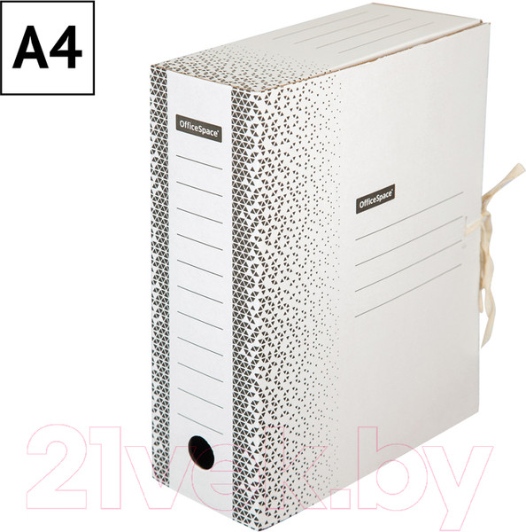Изображение товара Коробка архивная OfficeSpace Standard / 264815 (белый)