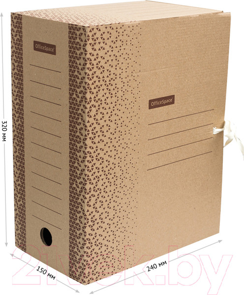 Изображение товара Коробка архивная OfficeSpace Standard / 264787 (бурый)