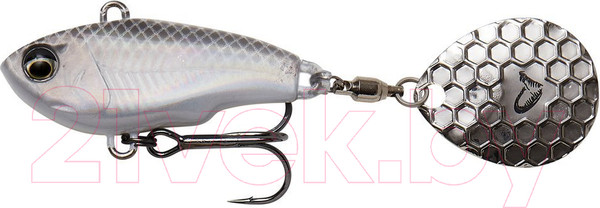 Изображение товара Тейл-спиннер Savage Gear Fat Tail Spin Sinking White Silver / 71763