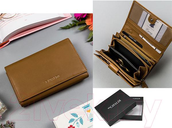 Изображение товара Портмоне Cedar Lorenti / 55003-SPN-8270 (золото)