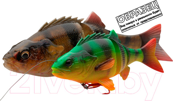 Изображение товара Мягкая приманка Savage Gear 4D Line Thru Perch Albino / 57422