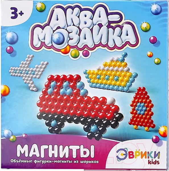 Изображение товара Развивающая игра Эврики Аквамозаика. Магниты. Транспорт / 3794469