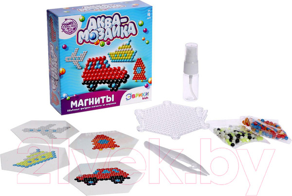 Изображение товара Развивающая игра Эврики Аквамозаика. Магниты. Транспорт / 3794469