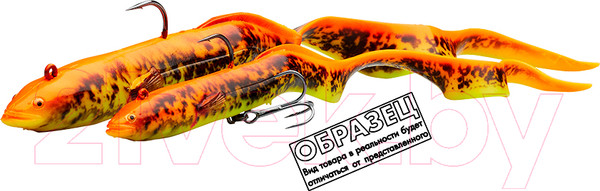 Изображение товара Мягкая приманка Savage Gear 4D Real Eel S Black Green Pearl Php / 63765