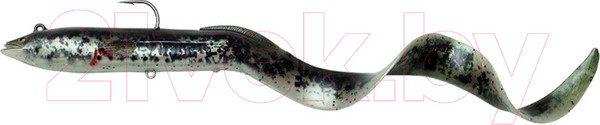 Изображение товара Мягкая приманка Savage Gear 4D Real Eel S Black Green Pearl Php / 63765