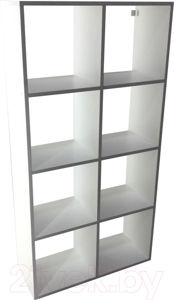 Изображение товара Стеллаж Genesis Мебель 71x28x140 (белый)