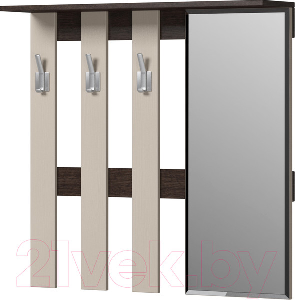 Изображение товара Вешалка для одежды Genesis Мебель Энтер (венге/дуб молочный)