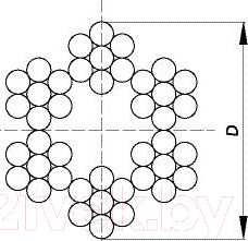 Изображение товара Канат грузовой ЕКТ B005903 (10м)