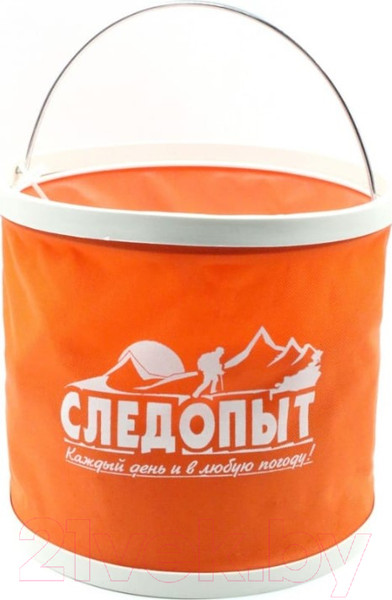 Изображение товара Складное ведро Следопыт 40 / PF-CT-F16 (9л, оранжевый)
