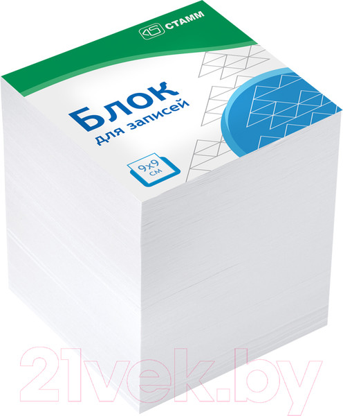 Изображение товара Блок для записей Стамм Simple / БЗ-999110 (белый)