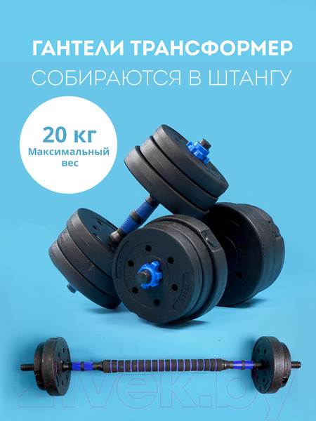 Изображение товара Набор гантелей разборных Galaxy GL1021